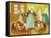 Creche of Sister Rosalie-Thomas Crane-Framed Stretched Canvas