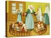 Creche of Sister Rosalie-Thomas Crane-Stretched Canvas