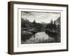 Credit River, Canada, Nineteenth Century-null-Framed Giclee Print