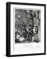 Credulity, Superstition and Fanaticism, 1762-William Hogarth-Framed Giclee Print