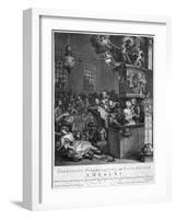 Credulity, Superstition and Fanaticism, 1762-William Hogarth-Framed Giclee Print