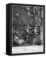 Credulity, Superstition and Fanaticism, 1762-William Hogarth-Framed Stretched Canvas