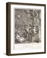 Credulity, Superstition and Fanaticism. a Medley, 1762-William Hogarth-Framed Giclee Print