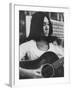 Cree Indian Folk-Singer Buffy Sainte-Marie-null-Framed Premium Photographic Print