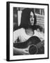 Cree Indian Folk-Singer Buffy Sainte-Marie-null-Framed Premium Photographic Print