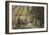 Cree Indian Tent, Journey to the Shores of the Polar Sea-James Franklin-Framed Giclee Print