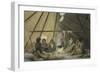 Cree Indian Tent, Journey to the Shores of the Polar Sea-James Franklin-Framed Giclee Print