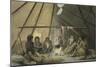 Cree Indian Tent, Journey to the Shores of the Polar Sea-James Franklin-Mounted Giclee Print