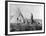 Cree North American Indian Outside Tepee, C1885-1890-null-Framed Giclee Print