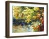 Creek and Fall Trees-Elizabeth Horning-Framed Giclee Print