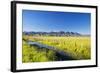Creek and Fence Line in the Camas Prairie-Terry Eggers-Framed Photographic Print