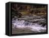 Creek and Ozarks, Montana, USA-Gayle Harper-Framed Stretched Canvas