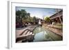 Creek at Square Market in Lijiang, Yunnan, China, Asia-Andreas Brandl-Framed Photographic Print