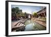 Creek at Square Market in Lijiang, Yunnan, China, Asia-Andreas Brandl-Framed Photographic Print