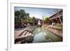 Creek at Square Market in Lijiang, Yunnan, China, Asia-Andreas Brandl-Framed Photographic Print