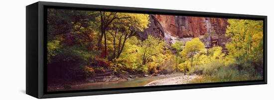 Creek at Sunset, Death Valley, California, USA-null-Framed Stretched Canvas