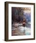 Creek Bottom Search-Martin Grelle-Framed Art Print