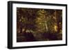 Creek In Forest-Constant Troyon-Framed Giclee Print