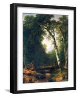 Creek In The Woods-Asher Brown Durand-Framed Art Print