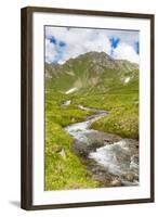 Creek, Mont Fallere, Aosta Valley, Italian Alps, Italy-Nico Tondini-Framed Photographic Print