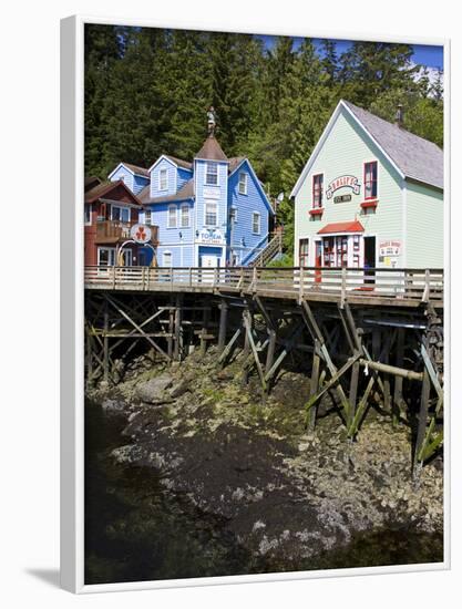 Creek Street Historical District, Ketchikan, Southeast Alaska, USA-Richard Cummins-Framed Photographic Print