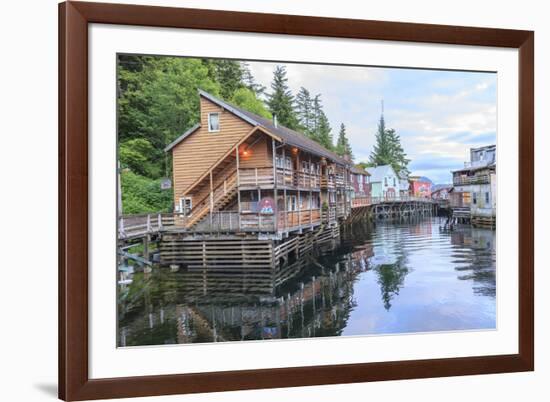 Creek Street, tourist walk, Ketchikan, Alaska, Inside Passage-Stuart Westmorland-Framed Premium Photographic Print