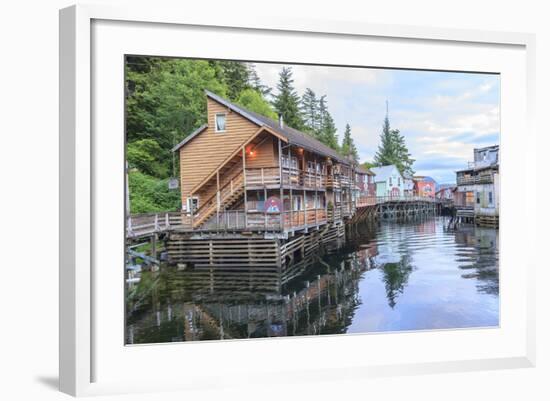 Creek Street, tourist walk, Ketchikan, Alaska, Inside Passage-Stuart Westmorland-Framed Photographic Print