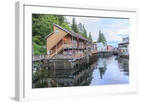 Creek Street, tourist walk, Ketchikan, Alaska, Inside Passage-Stuart Westmorland-Framed Photographic Print