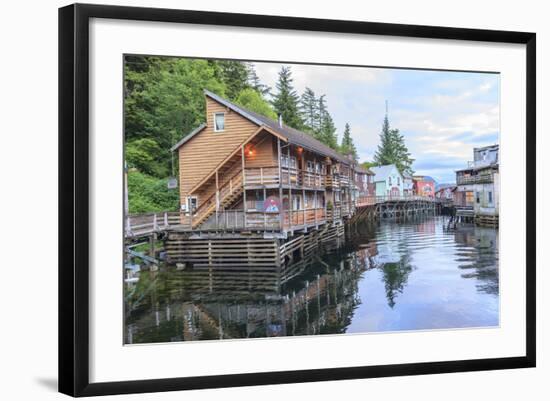 Creek Street, tourist walk, Ketchikan, Alaska, Inside Passage-Stuart Westmorland-Framed Photographic Print