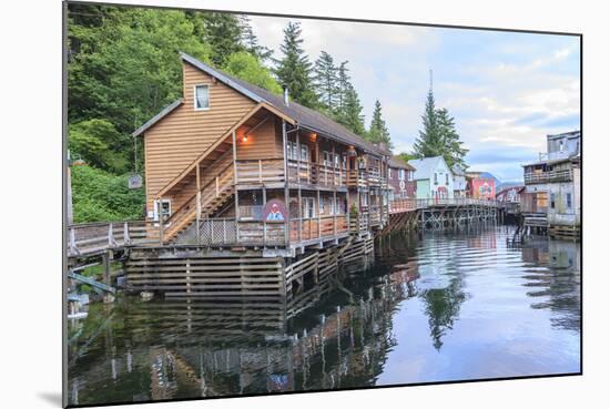 Creek Street, tourist walk, Ketchikan, Alaska, Inside Passage-Stuart Westmorland-Mounted Photographic Print