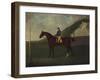 Creeper' a Bay Colt with Jockey Up at the Starting Post at the Running Gap in the Devils Ditch,…-John Nost Sartorius-Framed Giclee Print