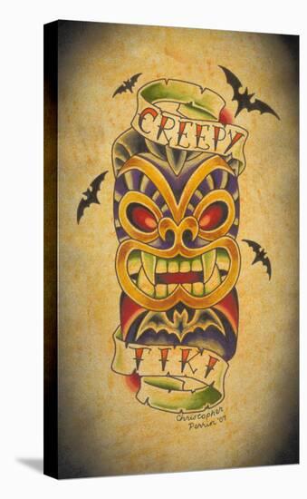 Creepy Tiki-Christopher Perrin-Stretched Canvas