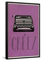 Creez (French -  Create)-null-Framed Poster