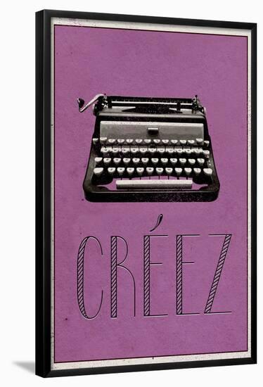 Creez (French -  Create)-null-Framed Poster