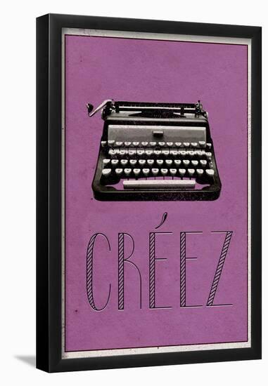 Creez (French -  Create)-null-Framed Poster