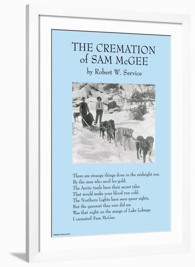 Cremation of Sam McGee-null-Framed Art Print