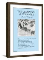 Cremation of Sam McGee-null-Framed Art Print