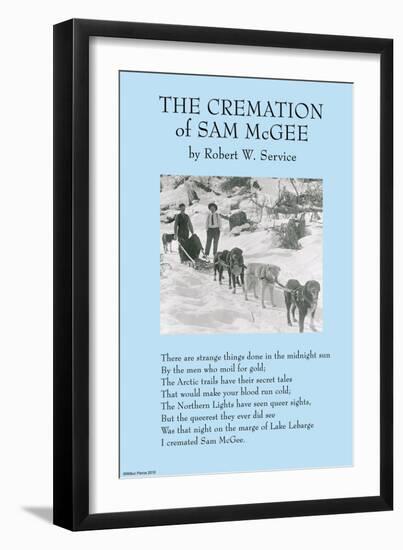 Cremation of Sam McGee-null-Framed Art Print