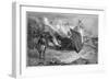 Cremation of the Dead on Funeral Pyres, Calcutta, India, 1879-null-Framed Giclee Print