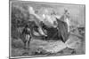 Cremation of the Dead on Funeral Pyres, Calcutta, India, 1879-null-Mounted Giclee Print