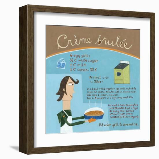 Creme Brulée-Céline Malépart-Framed Art Print