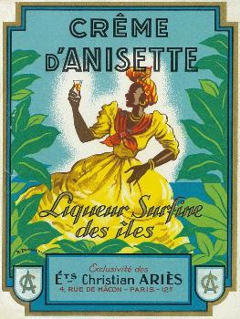 Creme d'Anisette Liqueur Surfine des iles Brand Rum Label' Posters -  Lantern Press | AllPosters.com