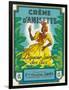 Creme d'Anisette Liqueur Surfine des iles Brand Rum Label-Lantern Press-Framed Art Print