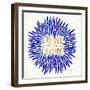 Crème de la Crème in Navy and Gold-Cat Coquillette-Framed Giclee Print