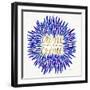 Crème de la Crème in Navy and Gold-Cat Coquillette-Framed Giclee Print