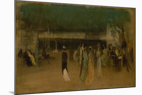 Cremorne Gardens, No. 2, c.1870-80-James Abbott McNeill Whistler-Mounted Giclee Print