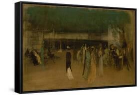 Cremorne Gardens, No. 2, c.1870-80-James Abbott McNeill Whistler-Framed Stretched Canvas