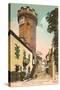 Crenelated Round Tower, Vichy-null-Stretched Canvas
