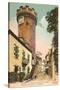 Crenelated Round Tower, Vichy-null-Stretched Canvas