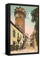 Crenelated Round Tower, Vichy-null-Framed Stretched Canvas